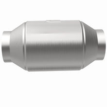 Load image into Gallery viewer, MagnaFlow Premium High Flow Metallic Converter 5in OD - 3in In / 3in Out - 69019