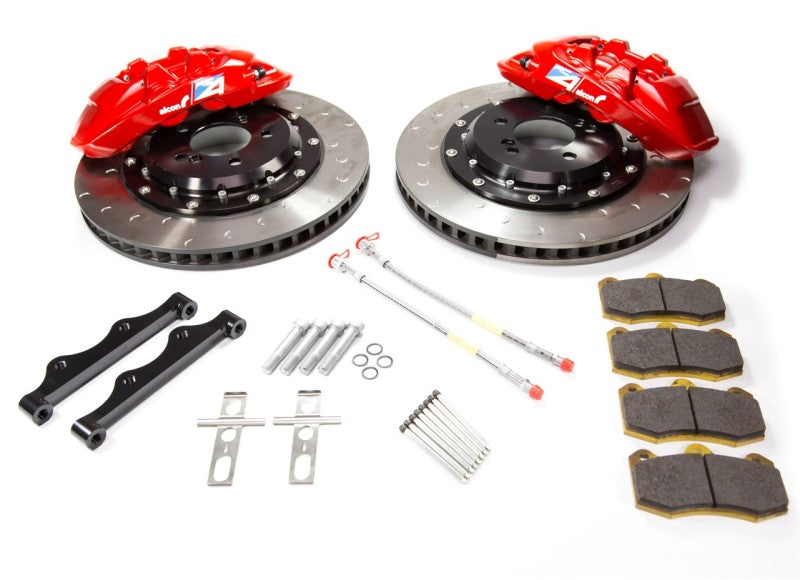Alcon 2015+ BMW M3 F80 380x32mm 4 Piston Rear Brake Upgrade Kit - Red - ALABKR6959B07
