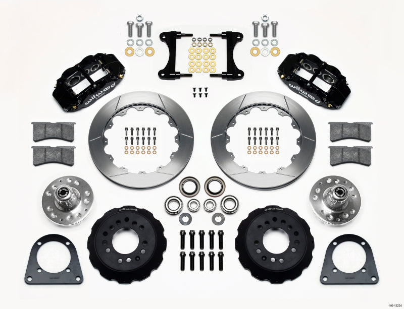 Wilwood Narrow Superlite 6R Front Hub Kit 12.88in TCI-IFS 71-78 (Pinto Based) - 140-13224
