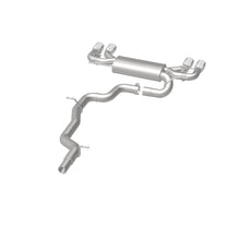Load image into Gallery viewer, MagnaFlow Sys C/B 2015-2017 Volkswagen Golf R 3in Polished SS Quad Tip Split Rear Exit - 19165