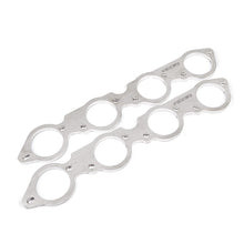 Load image into Gallery viewer, Stainless Works BBC Round Port 304SS Exhaust Flanges 2-3/8in Primaries (Raised Port Heads Only) - HFBBCH238RSD