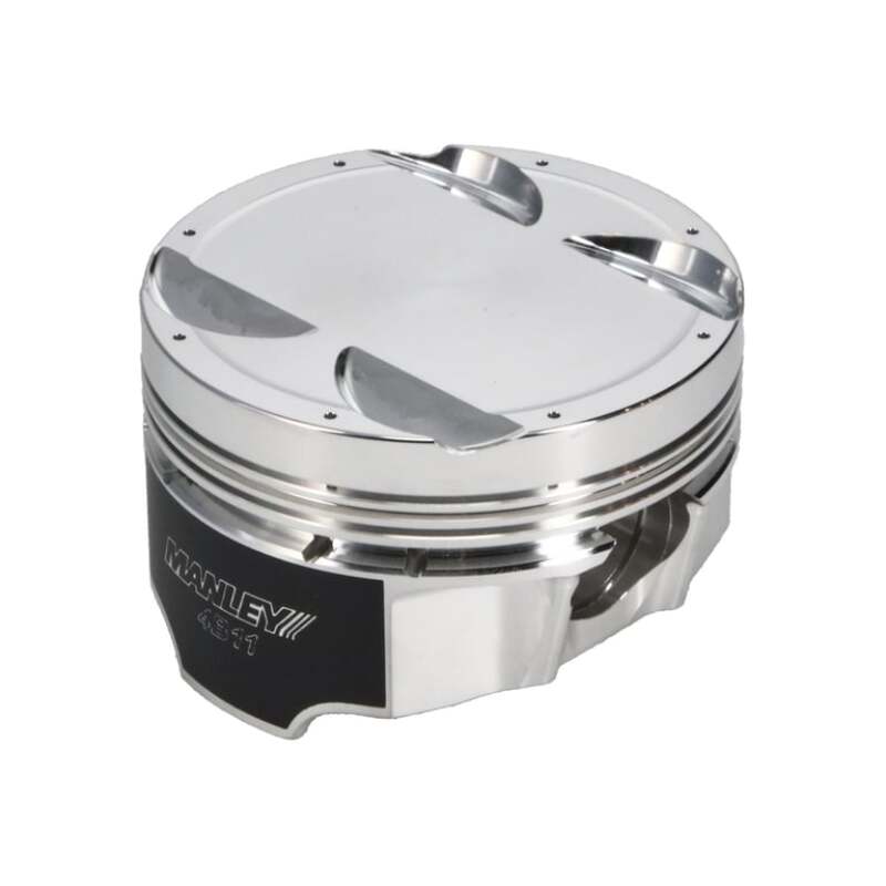 Manley Mitsubishi 4B11 86.5mm Bore 10.0:1 CR -3.5cc Dish Turbo Tuff Piston Set w/ Rings - 624305CE-4