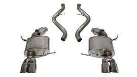 Corsa 2008-2012 BMW M3 Convertible E93 Polished Sport Cat-Back Exhaust - 14568