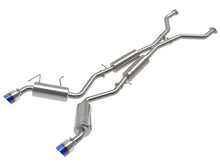 Load image into Gallery viewer, aFe Takeda 09-20 Nissan 370z 2-1/2 IN 304 Stainless Steel Cat-Back Exhaust System w/ Blue Flame Tip - 49-36139-L