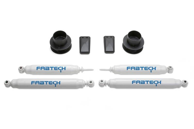 Fabtech 13-18 Ram 3500 4WD w/Factory Radius Arms 2.5in Coil Spcr Kit w/Perf Shks - K3056
