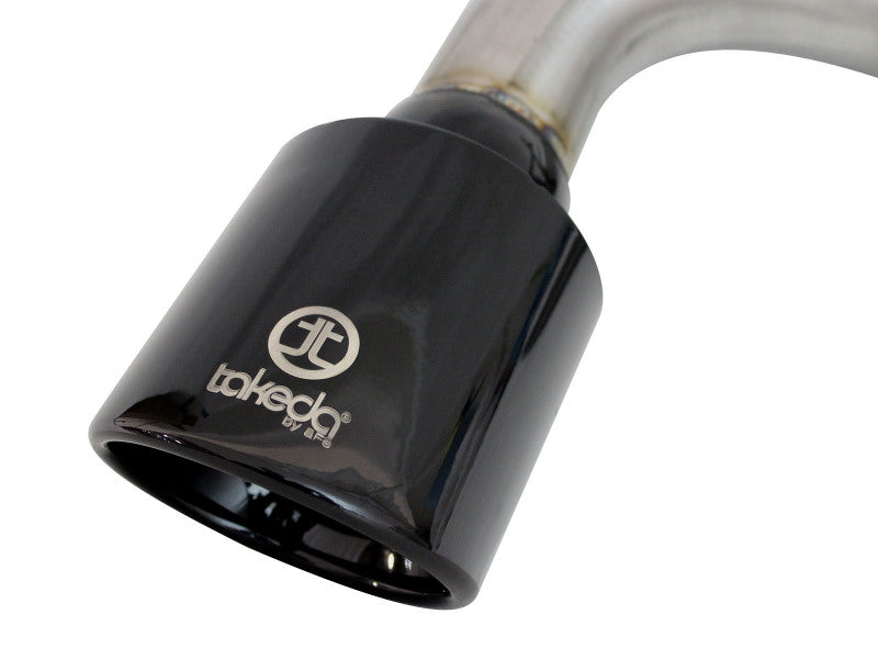 aFe Takeda 11-16 Scion TC 2.5L 2 1/4-2 1/2in Stainless Steel Axle-Back Exhaust w/Black Tip - 49-36025-B