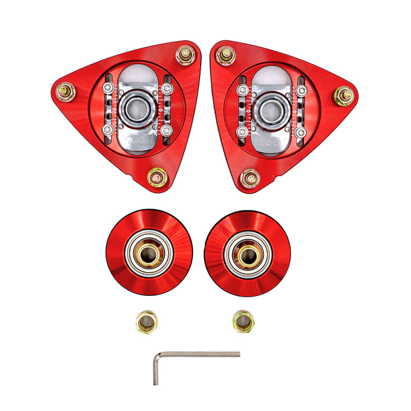 Pedders 2015+ Ford Mustang Front Strut Mount Adjustable Camber Plates (for Kit ped-160099) - PED-581895