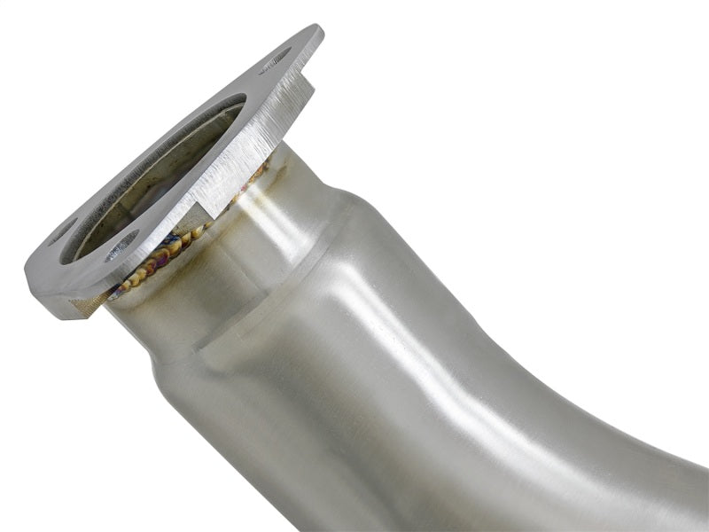 aFe POWER Takeda 2-1/2in to 2-1/4in 304SS Catback Dual-Exit Exhaust 17+ Honda Civic Type R w/CF Tips - 49-36616-C