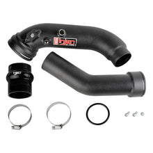 Load image into Gallery viewer, 16-20 BMW L6-3.0L/ Turbo/ Twin Turbo/L4-2.0L/ L6-2.5L Wrinkle Black Turbo SES Intercooler Pipes - SES1128ICPWB