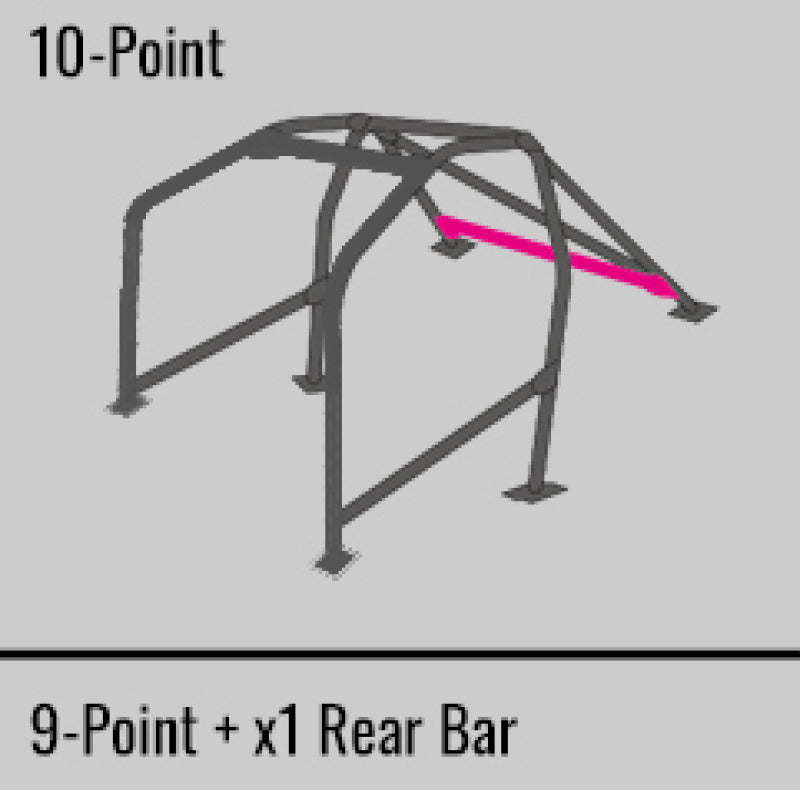 Cusco Steel Roll Cage 10 Point 2 Passenger Through Dash 2015 Subaru WRX / STI - 6A1 290 W10