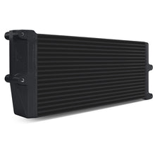 Load image into Gallery viewer, Mishimoto Heavy-Duty Oil Cooler - 17in. Opposite-Side Outlets - Black - MMOC-OO-17BK