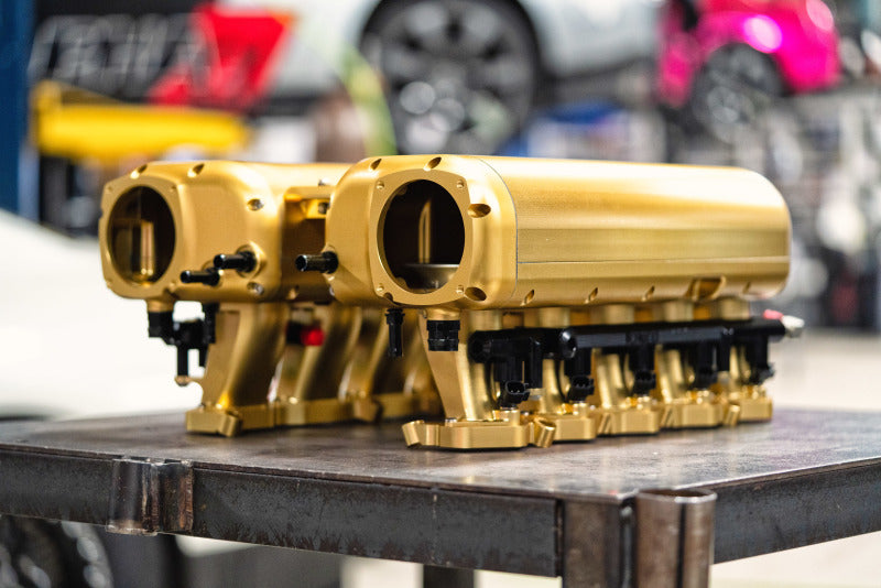 AMS Performance V10 Audi R8 / Lamborghini Huracan / Performante Billet Intake Manifold - CLR Anodize - ALP.37.08.0001-1