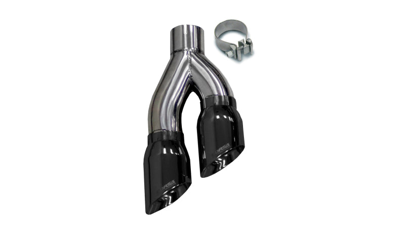 Corsa 1999-2006 Universal Stainless Steel Twin 4.0in Black PVD Pro-Series Tip - 14031BLK