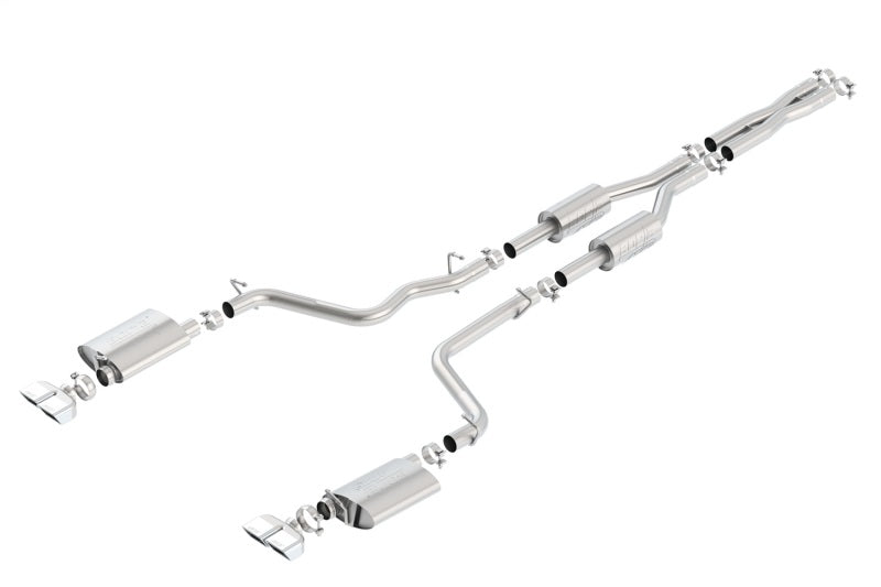 Borla 09-14 Dodge Challenger R/T 5.7L RWD 2Dr. 2.5in. ATAK CB Exhaust - Dual Split Rear Exit - 140708
