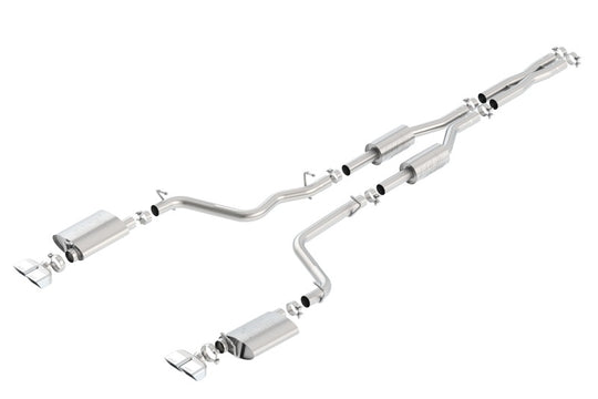 Borla 09-14 Dodge Challenger R/T 5.7L RWD 2Dr. 2.5in. ATAK CB Exhaust - Dual Split Rear Exit - 140708