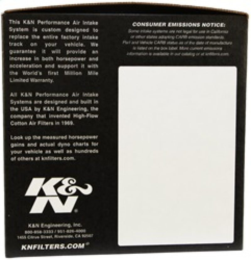 K&N 84-89 300ZX V6-3.0L Performance Intake Kit - 57-6002