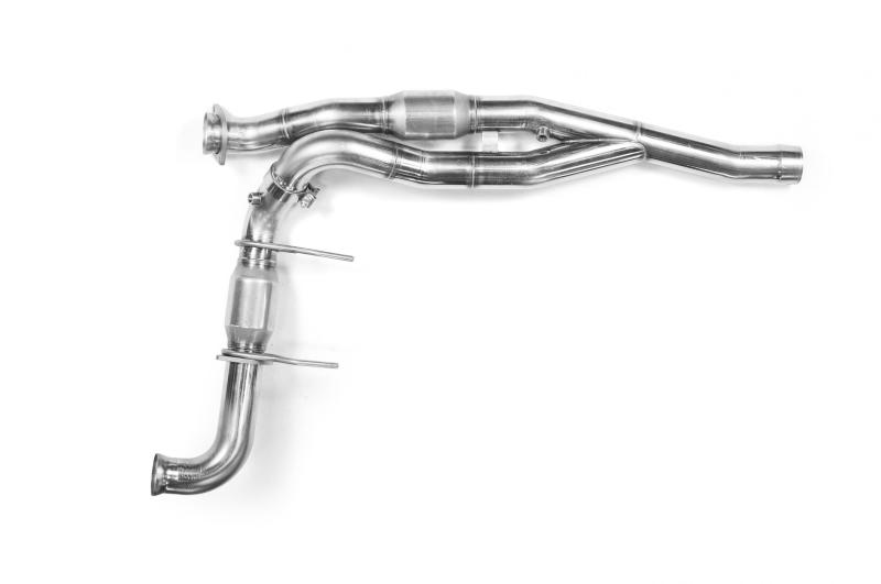 Kooks 10-14 Ford Raptor SVT 6.2L 4V ALL 3in SS OEM Exhaust GREEN Cat Y Pipe - 13523300