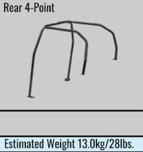 Load image into Gallery viewer, Cusco Safety21 4pt 4 Pssgr BLK Roll Cage Nissan R33 2dr (S/O/No Cancel) - 232 270 A20