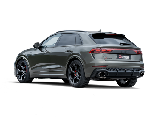 Akrapovic 2025 Audi RSQ8 Evolution Race Line Exhaust System Titanium (link pipe CO-AU/T/5 required) - S-AU/T/3H