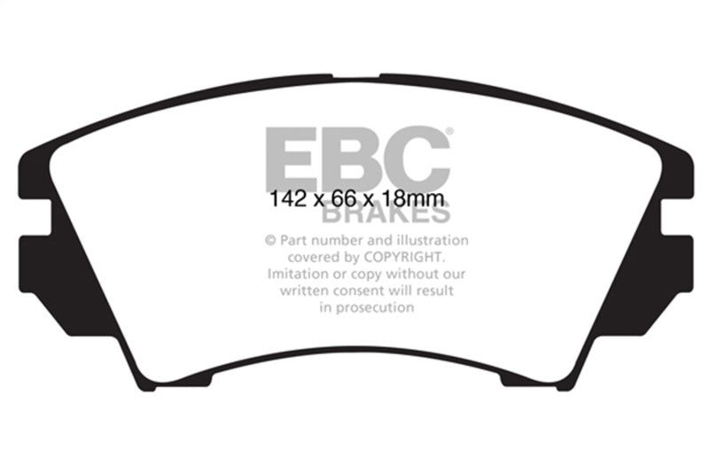 EBC Brakes Bluestuff Street and Track Day Brake Pads - DP52014NDX