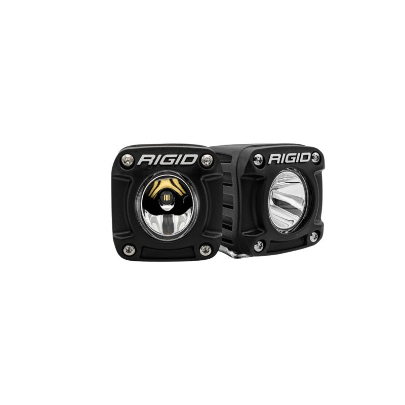 Rigid Industries Revolve Pod w/Amber Trim Ring - Pair - 491613