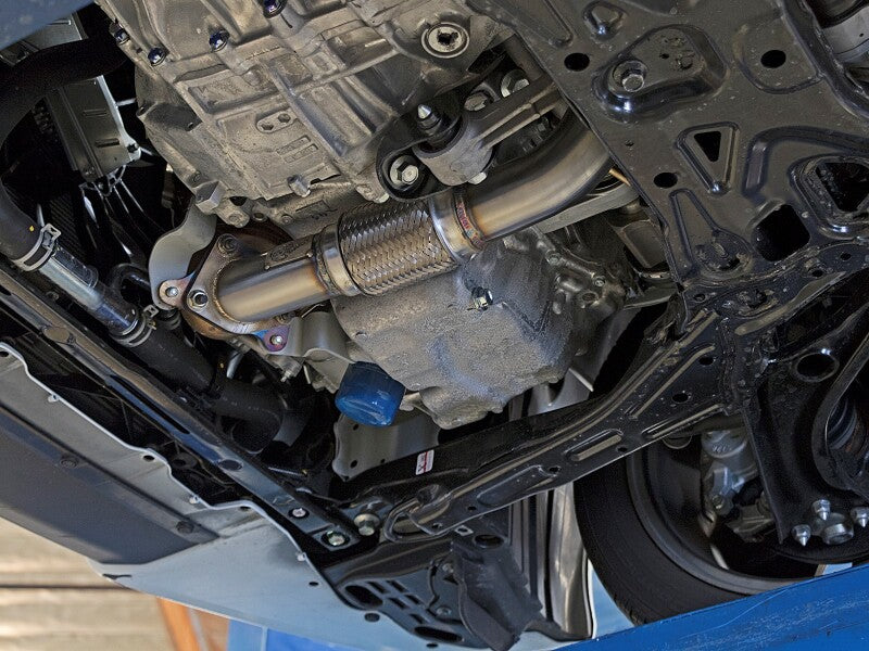 aFe Power Elite Twisted Steel 16-17 Honda Civic I4-1.5L (t) 2.5in Rear Down-Pipe Mid-Pipe - 48-36605