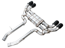 Load image into Gallery viewer, AWE Tuning 20-25 BMW X3 M/M Comp (F97) AWD SwitchPath Axle-Back Exhaust - Diamond Black Tips - 3025-43301