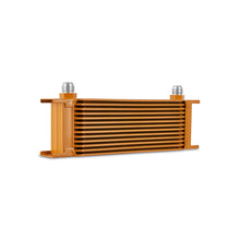 Load image into Gallery viewer, Mishimoto Universal 13-Row Oil Cooler Gold - MMOC-13GD