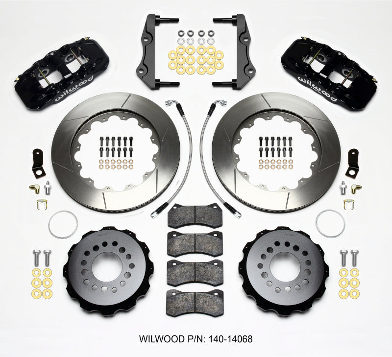 Wilwood AERO4 Rear Kit 14.25in 2014-Up Challenger w/Lines - 140-14068