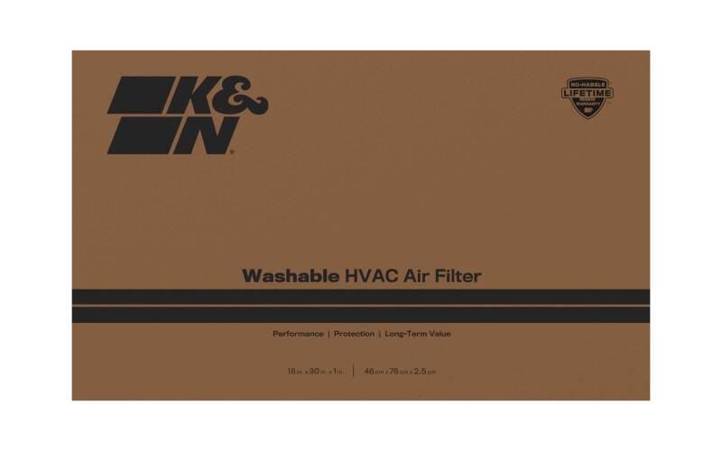 K&N HVAC Filter 18 X 30 X 1 Merv 8 - HVC-8-11830