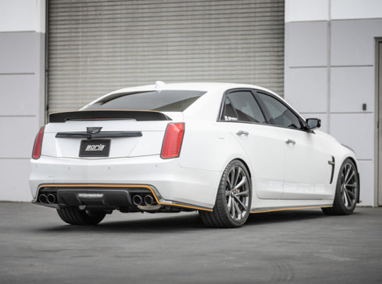Borla 16-18 Cadillac CTS-V 6.2L V8 2.75in Diameter S Type Catback Exhaust w/ Valves Black Chrome Tip - 140754BC