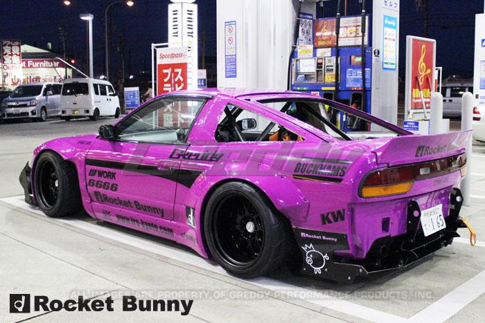GReddy 89-93 Nissan 240SX Full Rocket Bunny 180/240SX Wide Body Aero Kit w/ Wing - 17020380