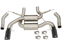 Load image into Gallery viewer, aFe MACHForce XP 2.5in Axle Back Stainless Exhaust w/ Black Tips 07-13 BMW 335i 3.0L L6 (E90/92) N55 - 49-36327-B