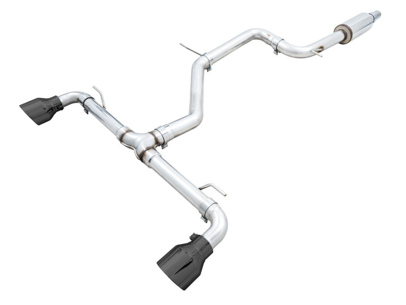 AWE Tuning 2022 VW GTI MK8 Track Edition Exhaust - Diamond Black Tips - 3020-33658