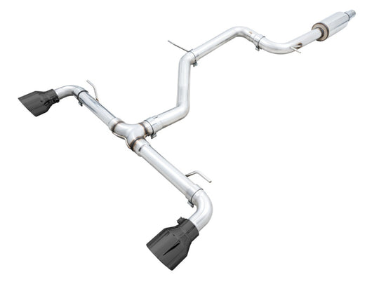 AWE Tuning 2022 VW GTI MK8 Track Edition Exhaust - Diamond Black Tips - 3020-33658