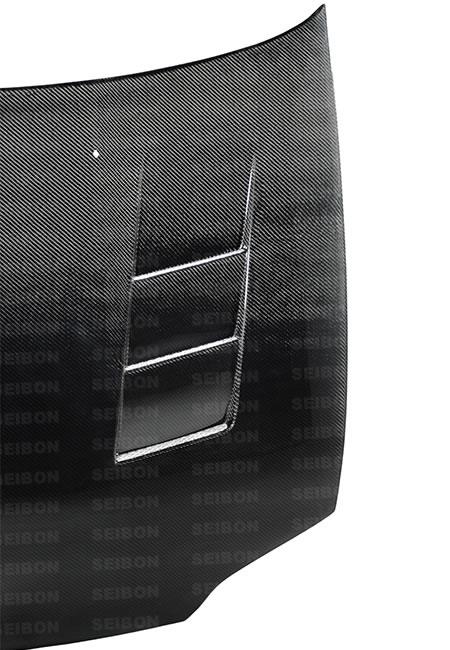 Seibon 92-95 Honda Civic 2DR/3DR TS-Style Carbon Fiber Hood - HD9295HDCV2D-TS