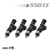 Load image into Gallery viewer, BLOX Racing Eco-Fi Street Injectors 550cc/min Honda K Series (Set of 4) - BXEF-06514-550-4