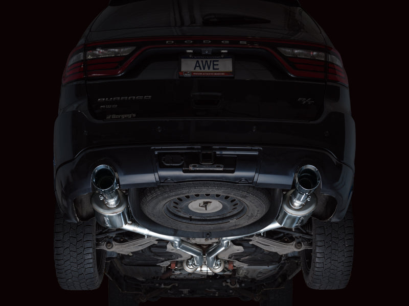 AWE Tuning 11-24 Dodge Durango 5.7L Touring Edition Exhaust w/ Chrome Silver Tips - 3015-32575