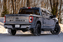 Load image into Gallery viewer, MBRP 22-23 Ford F150 T304 5in OD Black Tip Dual Rear Exit 3in Black Coated Cat Back Exhaust - S5268BLK