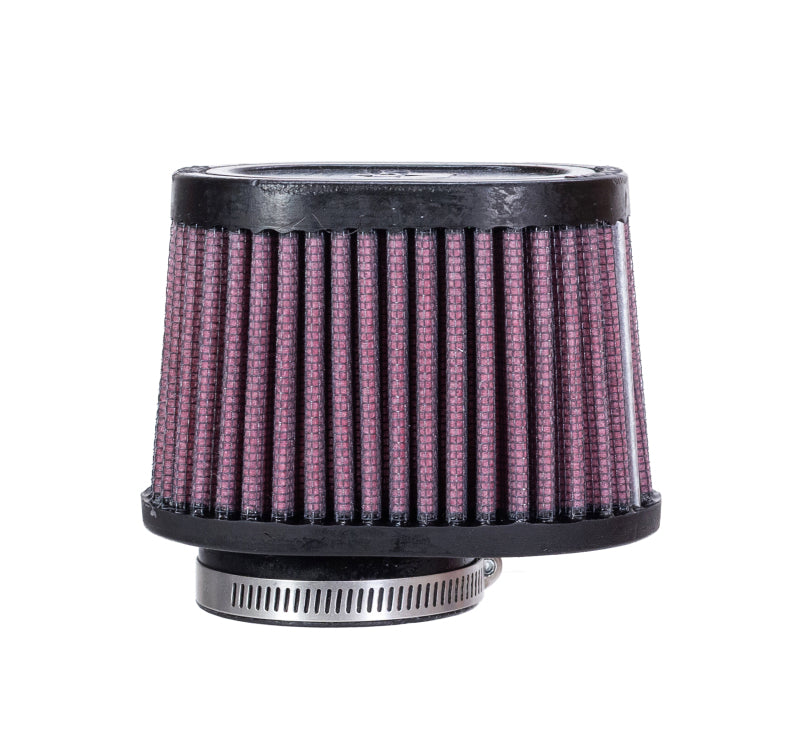 K&N Univ Clamp-On Air Filter - 1-3/4in FLG O/S 4in X 3in B 3in X 2in T 2-3/4inH OVAL - RU-2450