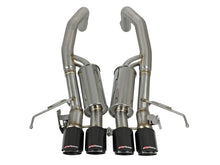 Load image into Gallery viewer, aFe MACHForce XP Axle Back 304SS Exhaust w/ Carbon Fiber Tips 15-19 Chevy Corvette Z06 - 49-34082-1C