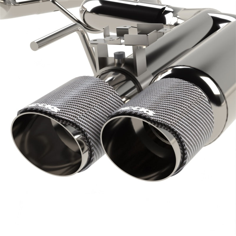 Kooks 18-24 Ford Mustang GT 5.0 3in. Valved Shotgun Cat-Back Exhaust - Carbon Tips - 11514520