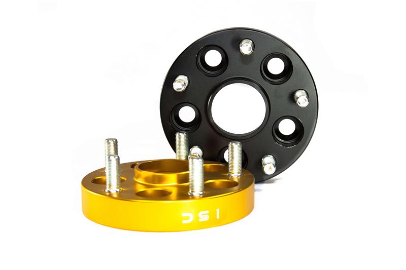 ISC Suspension 5x100 to 5x114 15mm Wheel Adapters Black - Set of 4 - WA15B