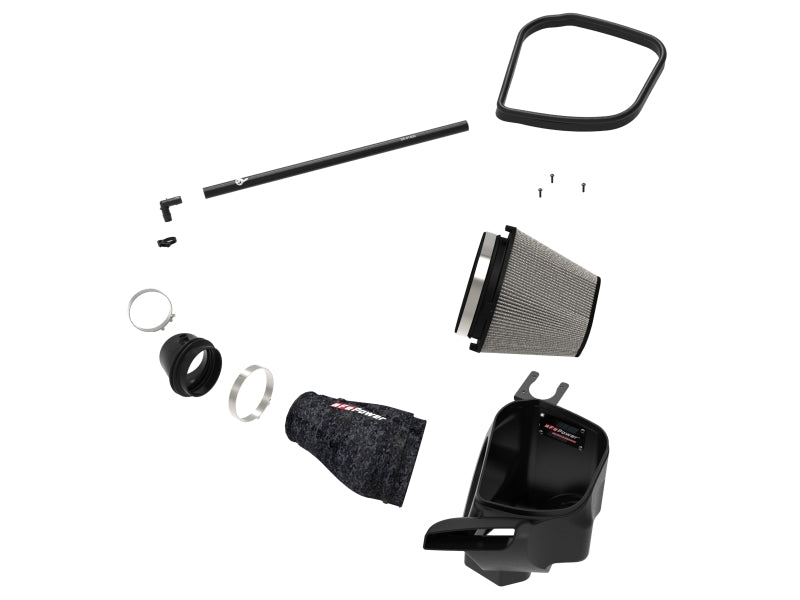aFe 2021 Dodge Durango SRT Hellcat Track Series Carbon Fiber Cold Air Intake System w/ Pro DRY S - 57-10028D