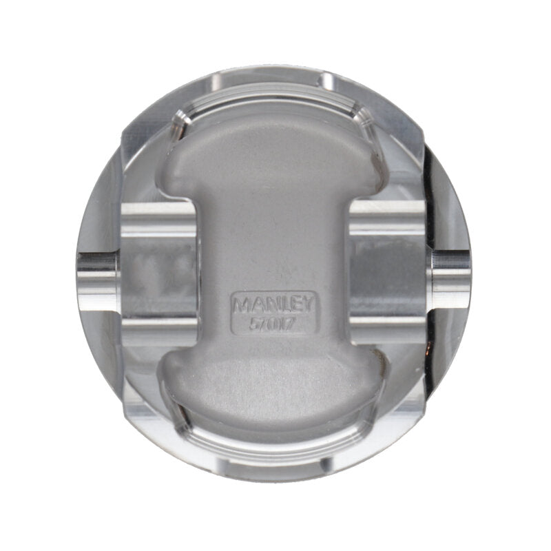 Manley Mitsubishi 4B11 86.5mm Bore +.5mm Oversize +2cc Dome Platinum Series Piston Set w/ Rings - 614105C-4