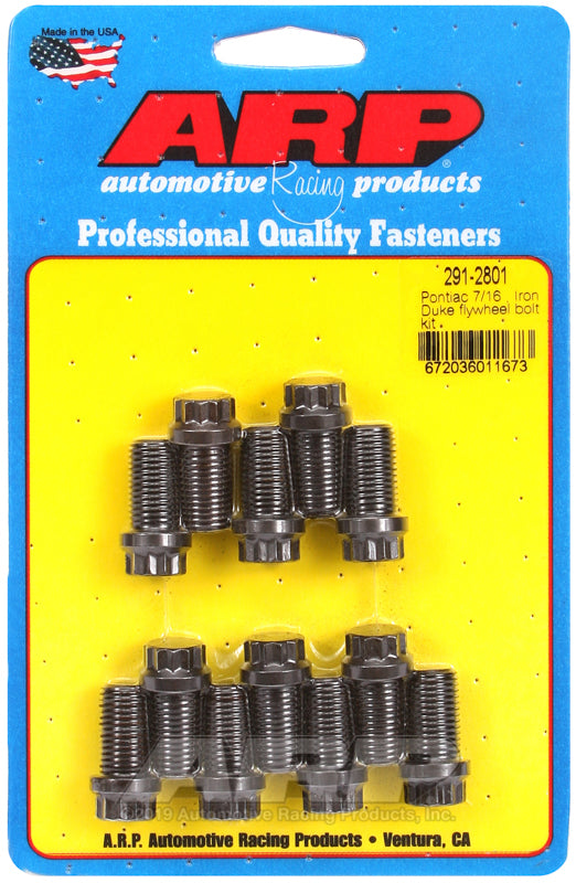 ARP Pontiac 7/16 Iron Duke Flywheel Bolt Kit - 291-2801