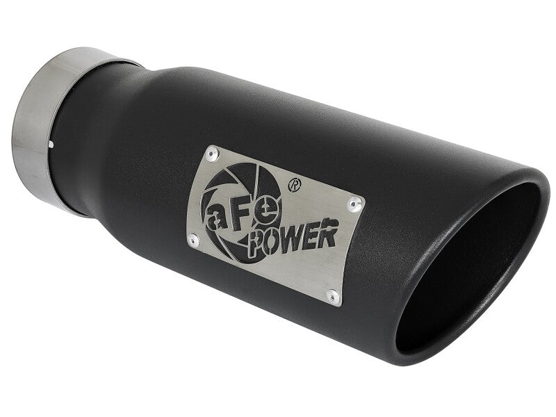 aFe Gemini XV 3in 304 SS Cat-Back Exhaust w/ Cutout 14-19 GM Trucks 4.3L/5.3L w/ Black Tips - 49-34132-B