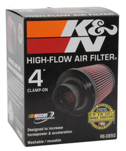 Load image into Gallery viewer, K&amp;N Universal Air Filter (4in. Flange / 6in. Base OD / 4-5/8in. Top OD / 6in. Height) - RE-0850