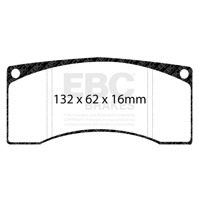 EBC Racing Alcon B-Type SR-11 Sintered Race Brake Pads - DP8016.16SR11