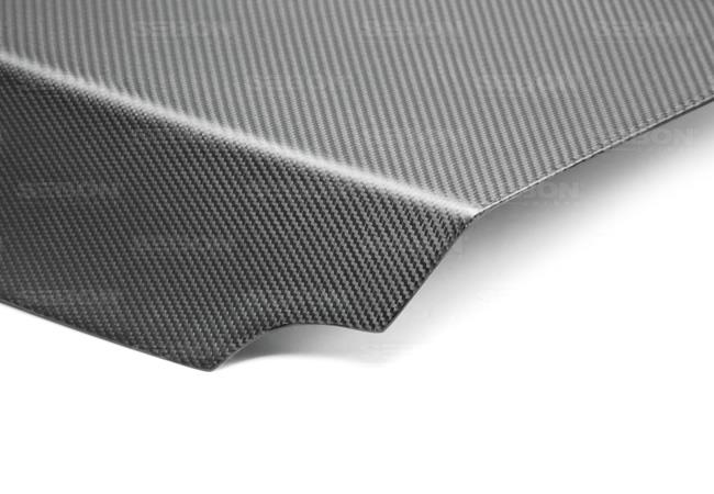 Seibon 09-12 Nissan GTR R35 OEM Dry Carbon Fiber Trunk/Hatch (NO Spoiler Holes) - TL0910NSGTR-OE-DRY